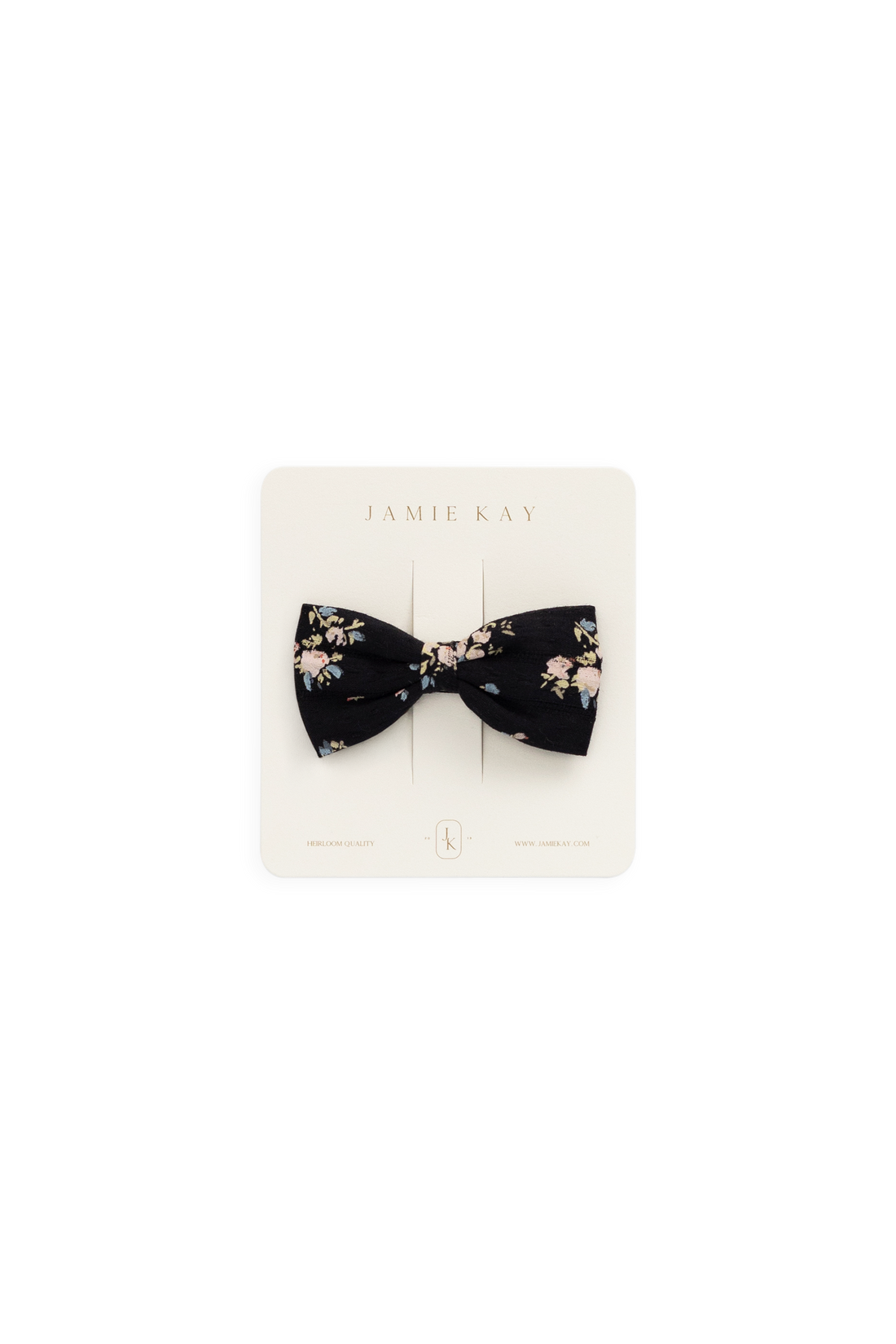 Organic Cotton Desiree Bow - Cassie Caviar Childrens Bow from Jamie Kay Australia
