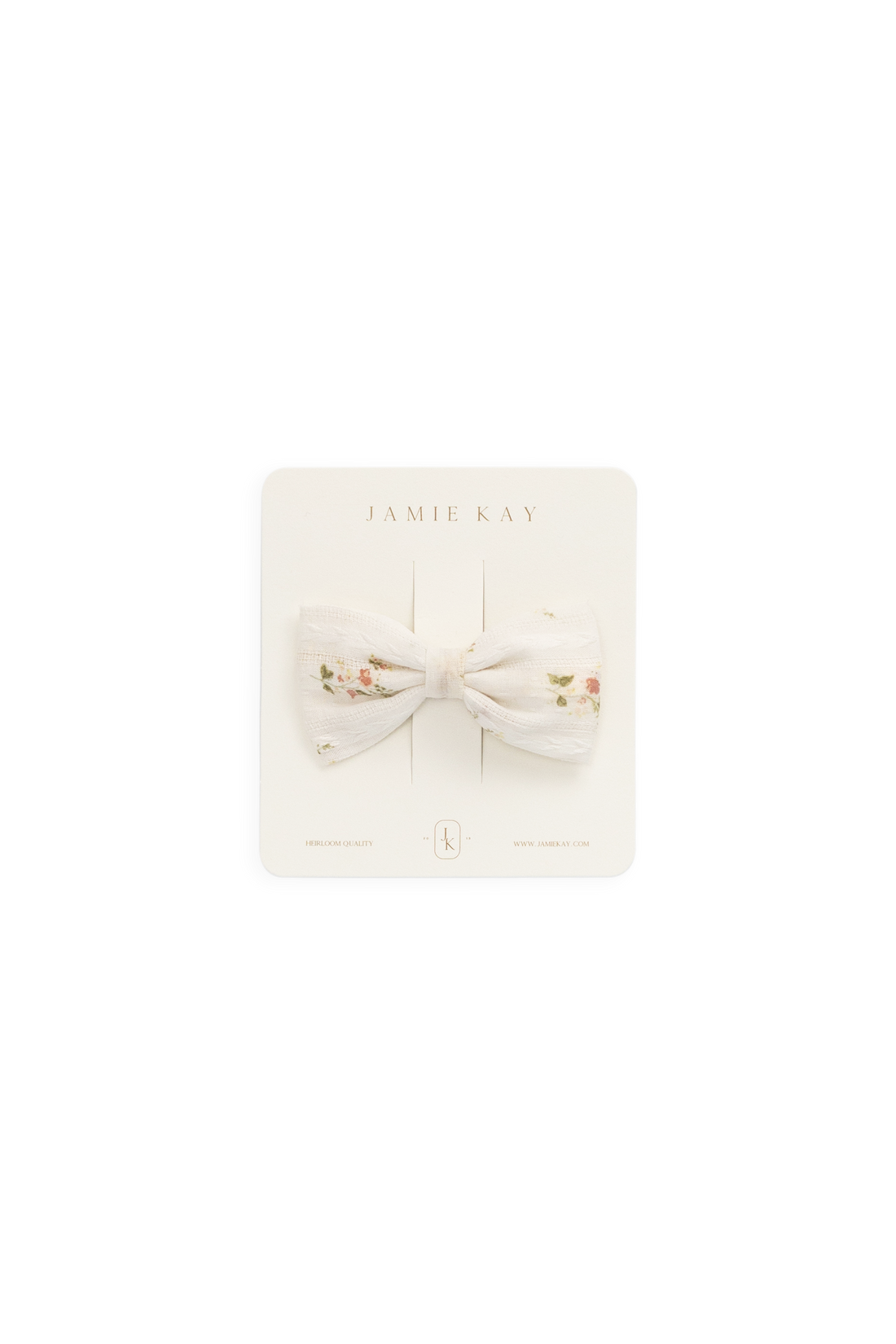 Organic Cotton Desiree Bow - Josepha Egret Childrens Bow from Jamie Kay Australia