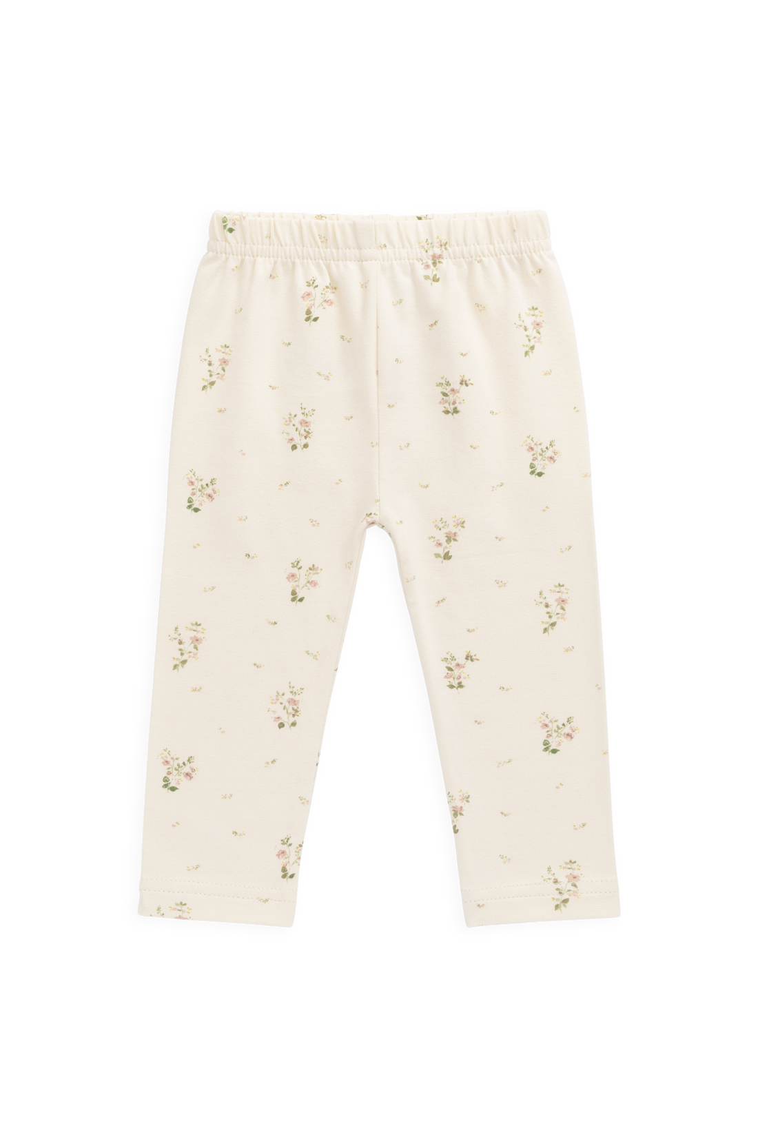 Organic Cotton Everyday Legging - Josepha Egret Small Childrens Legging from Jamie Kay Australia