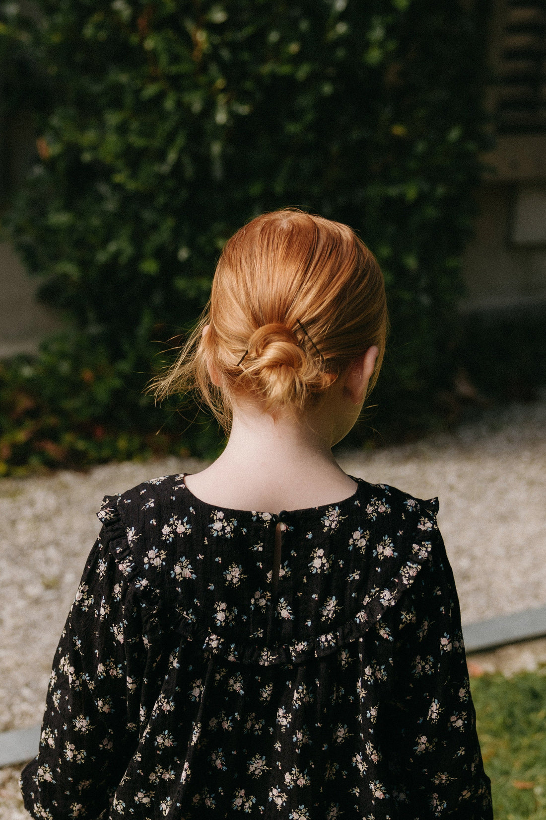Organic Cotton Caroline Blouse - Cassie Caviar Childrens Top from Jamie Kay Australia