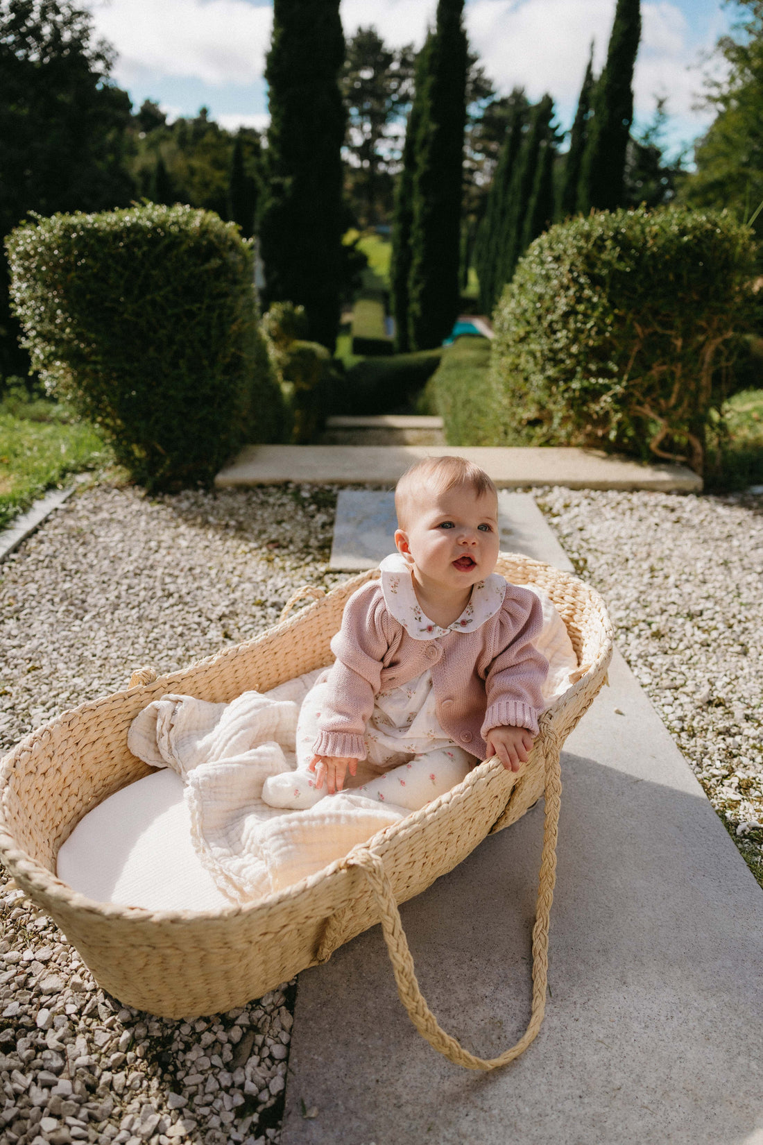 Tasha Knitted Cardigan - Sweetpea Marle Childrens Cardigan from Jamie Kay Australia