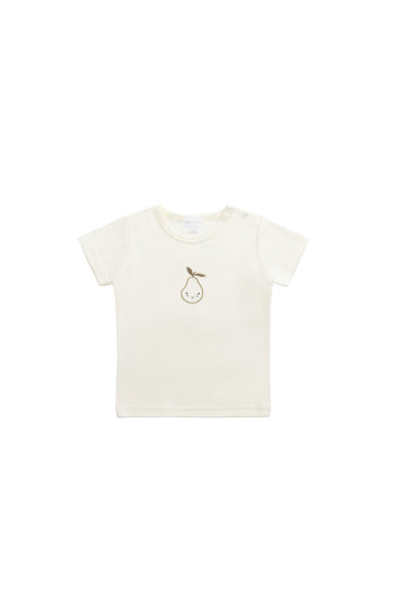 Aude Pima Cotton Tee - Milk Pear Childrens Top from Jamie Kay Australia