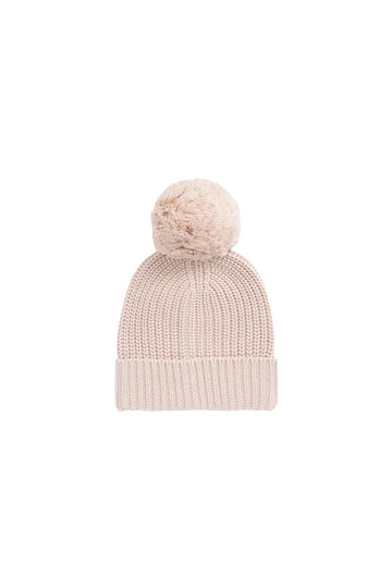 Aurelie Beanie - Danity Pink Childrens Hat from Jamie Kay Australia