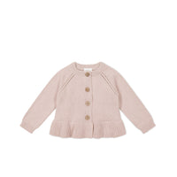 Ava Cardigan - Shell Pink Childrens Cardigan from Jamie Kay Australia