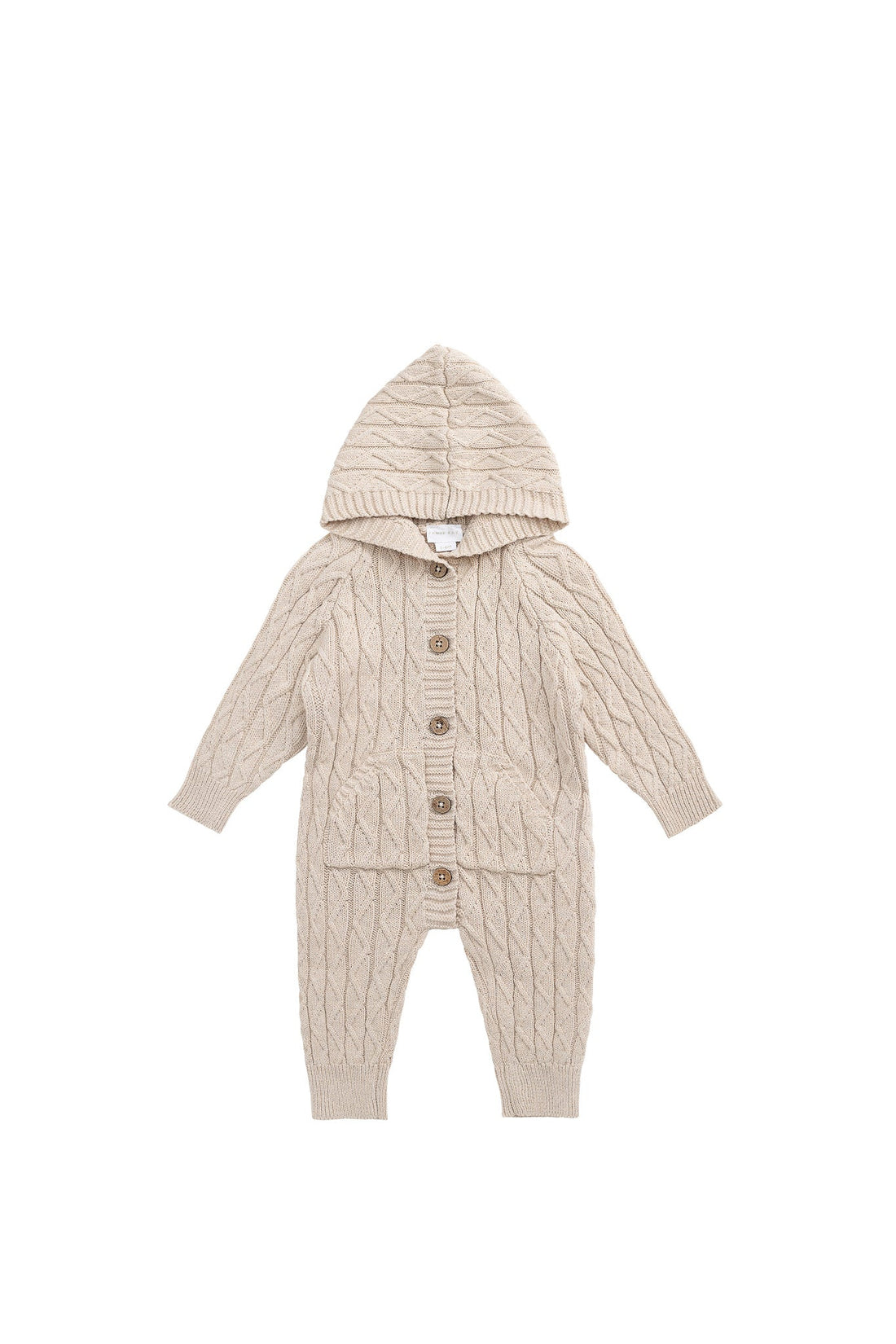 Benjamin Onepiece - Oatmeal Marle Childrens Onepiece from Jamie Kay Australia