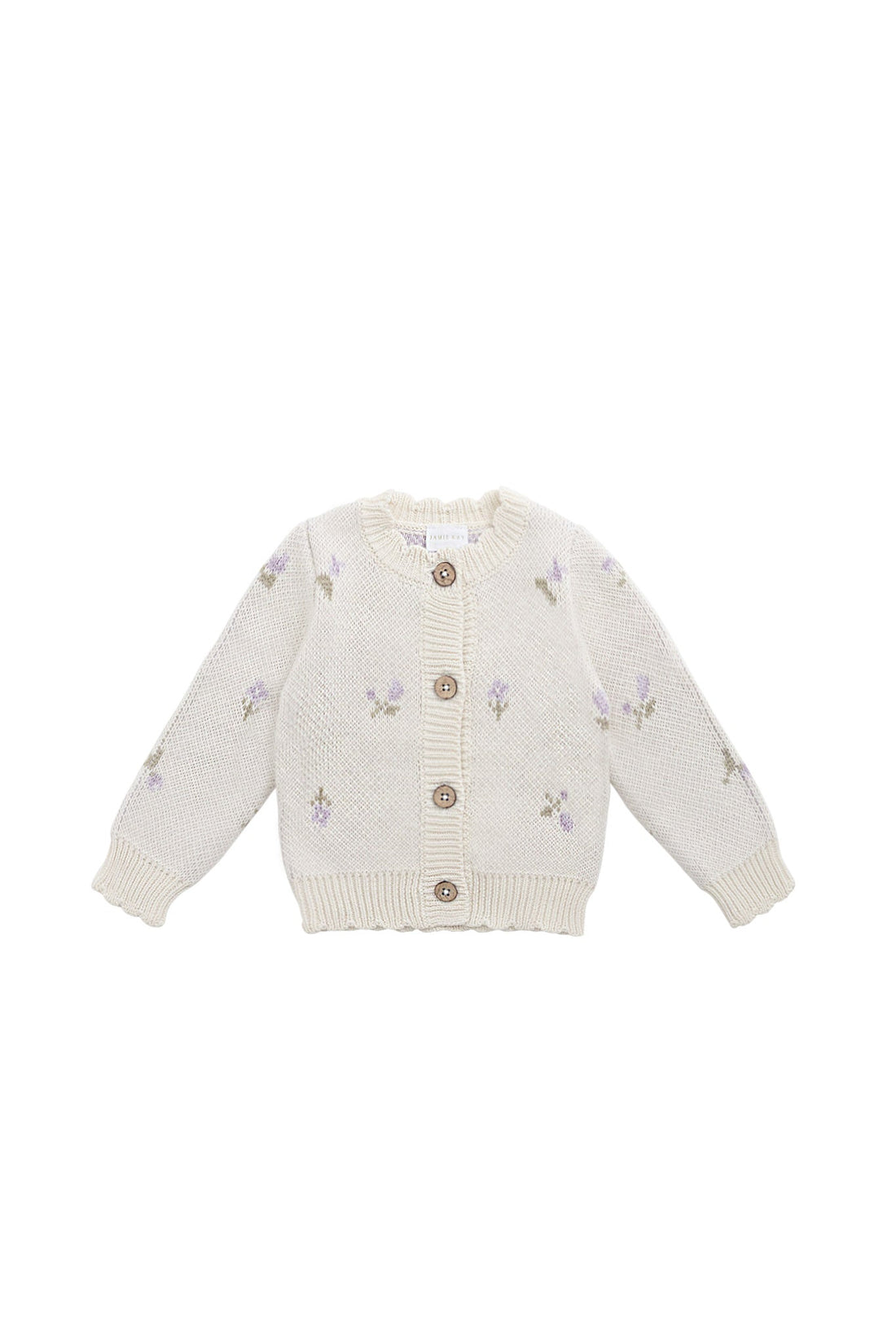 Delilah Cardigan - Lavender Small Childrens Cardigan from Jamie Kay Australia