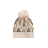 Enzo Hat - Enzo Jacquard Oatmeal Marle Childrens Beanie from Jamie Kay Australia