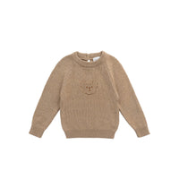 Ethan Jumper - Toffee Marle Childrens Jumper from Jamie Kay Australia