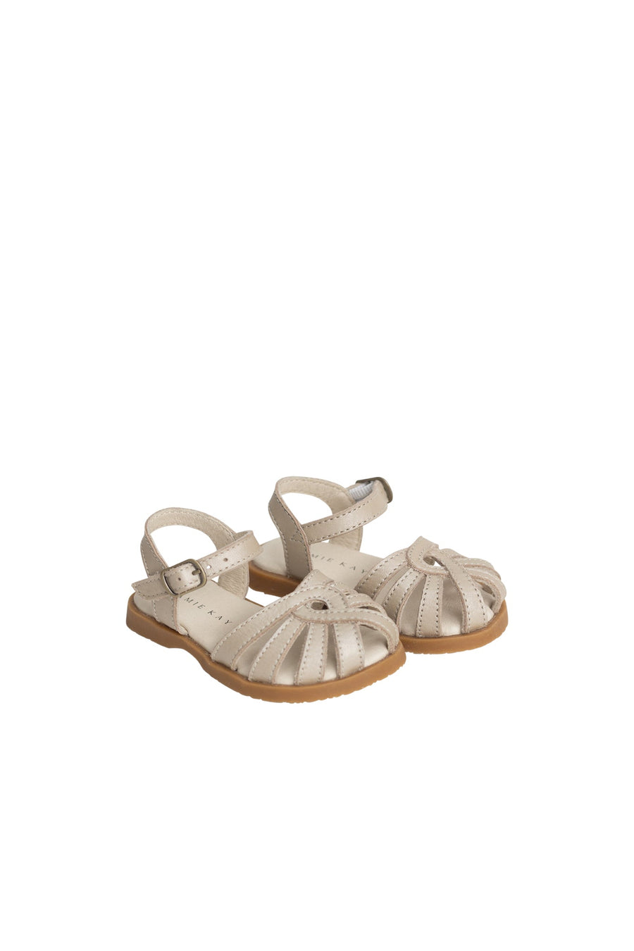 Leather Sandal - Matt Gold Childrens Footwear from Jamie Kay Australia