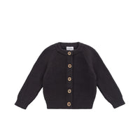 Louis Cardigan - Coal Childrens Cardigan from Jamie Kay Australia