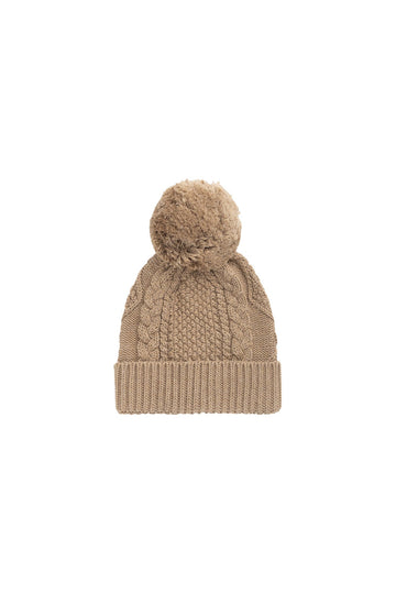 Louis Hat - Toffee Marle Childrens Beanie from Jamie Kay Australia