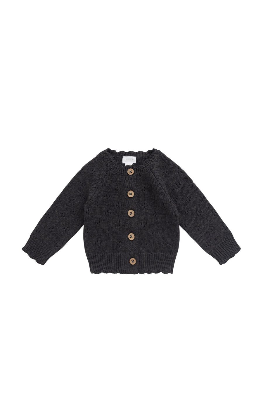 Maisie Knitted Cardigan - Ebony Marle Childrens Cardigan from Jamie Kay Australia