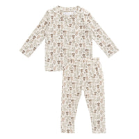 Organic Cotton Avis Pyjama Long Sleeve Set - Charlie's Backyard Childrens Pyjamas from Jamie Kay Australia