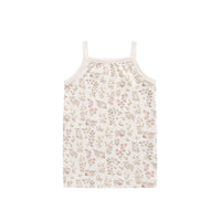 Organic Cotton Casey Top - Moons Woolen Ball Childrens Singlet from Jamie Kay Australia