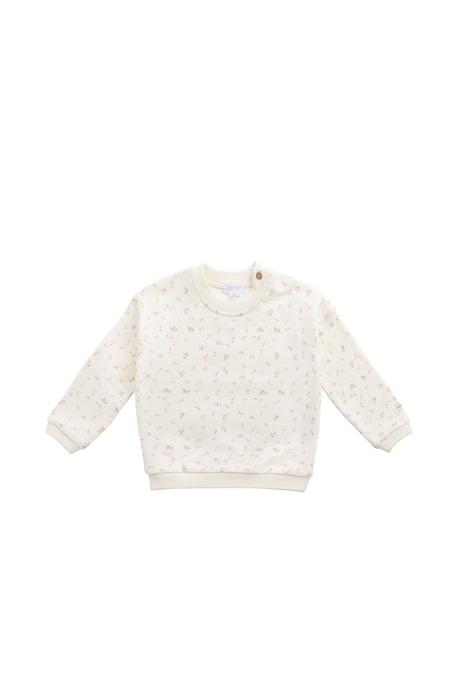 Organic Cotton Damien Sweatshirt - Briella Whisper Childrens Top from Jamie Kay Australia