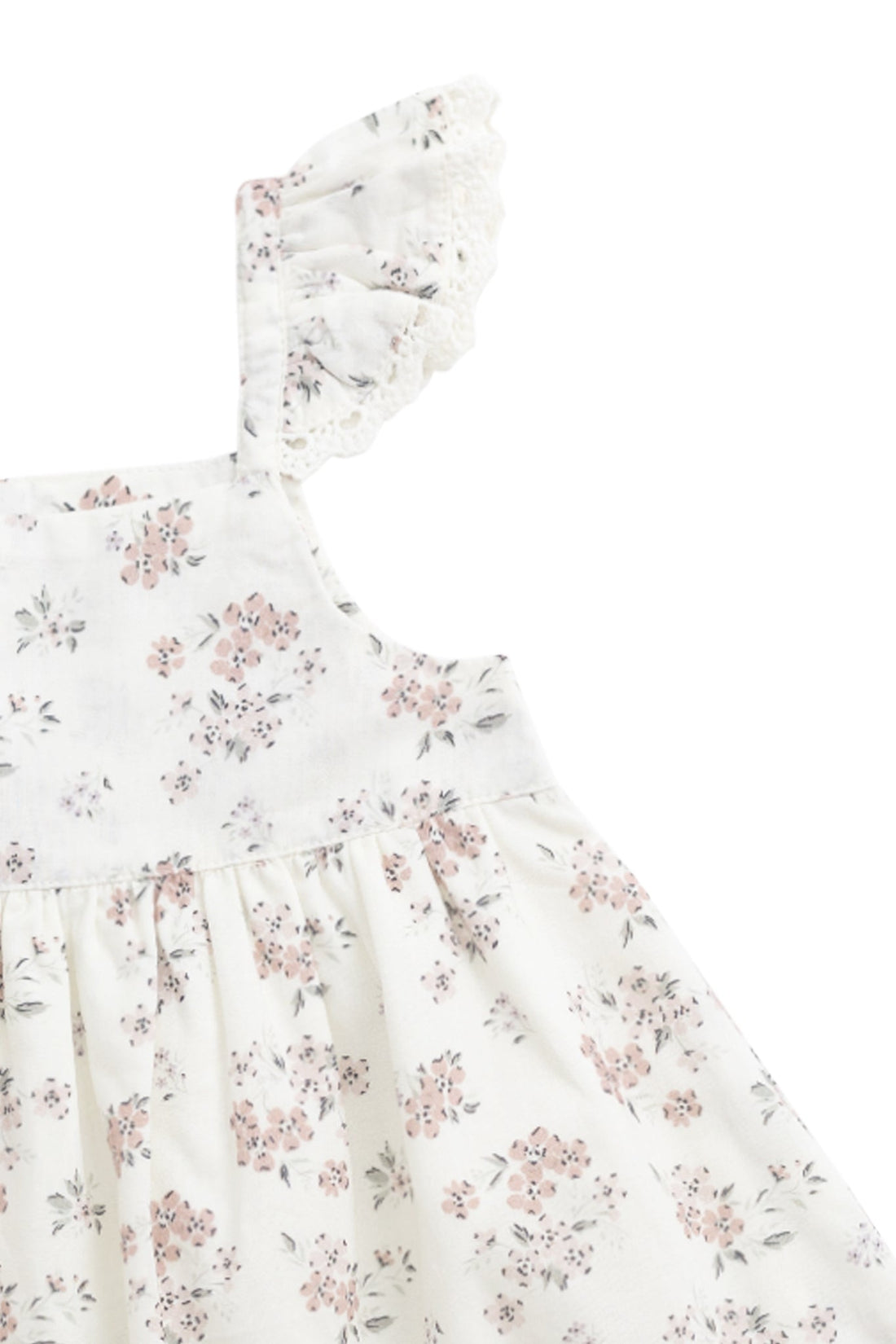 Organic Cotton Elodie Dress - Selena Blush Childrens Dress from Jamie Kay Australia