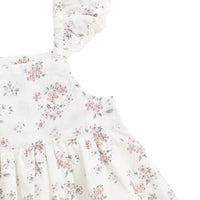 Organic Cotton Elodie Dress - Selena Blush Childrens Dress from Jamie Kay Australia