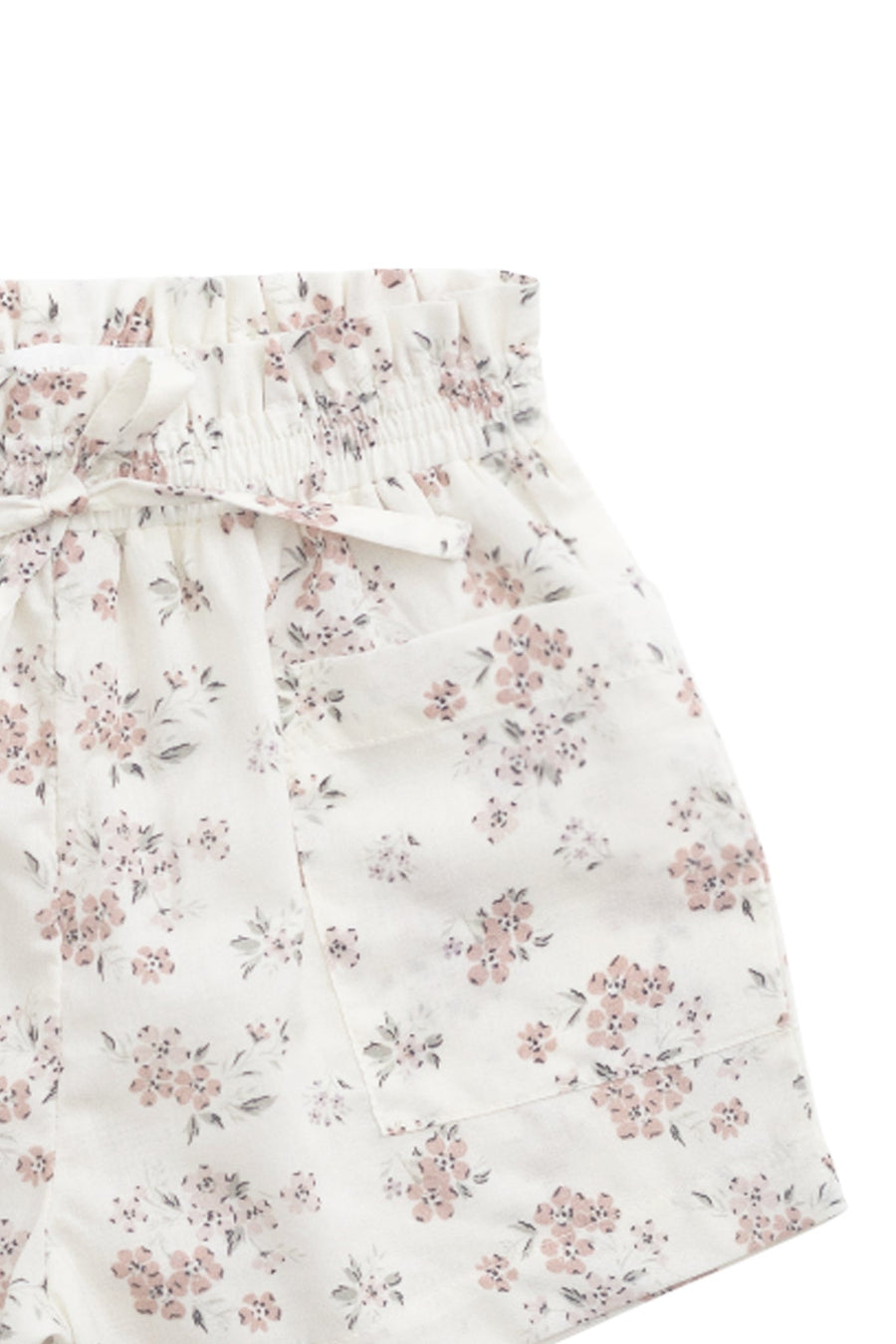 Organic Cotton Emelia Short - Selena Blush Childrens Short from Jamie Kay Australia