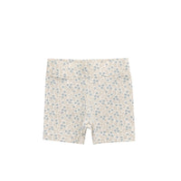 Organic Cotton Everyday Bike Short - Adnola Floral Childrens Short from Jamie Kay Australia