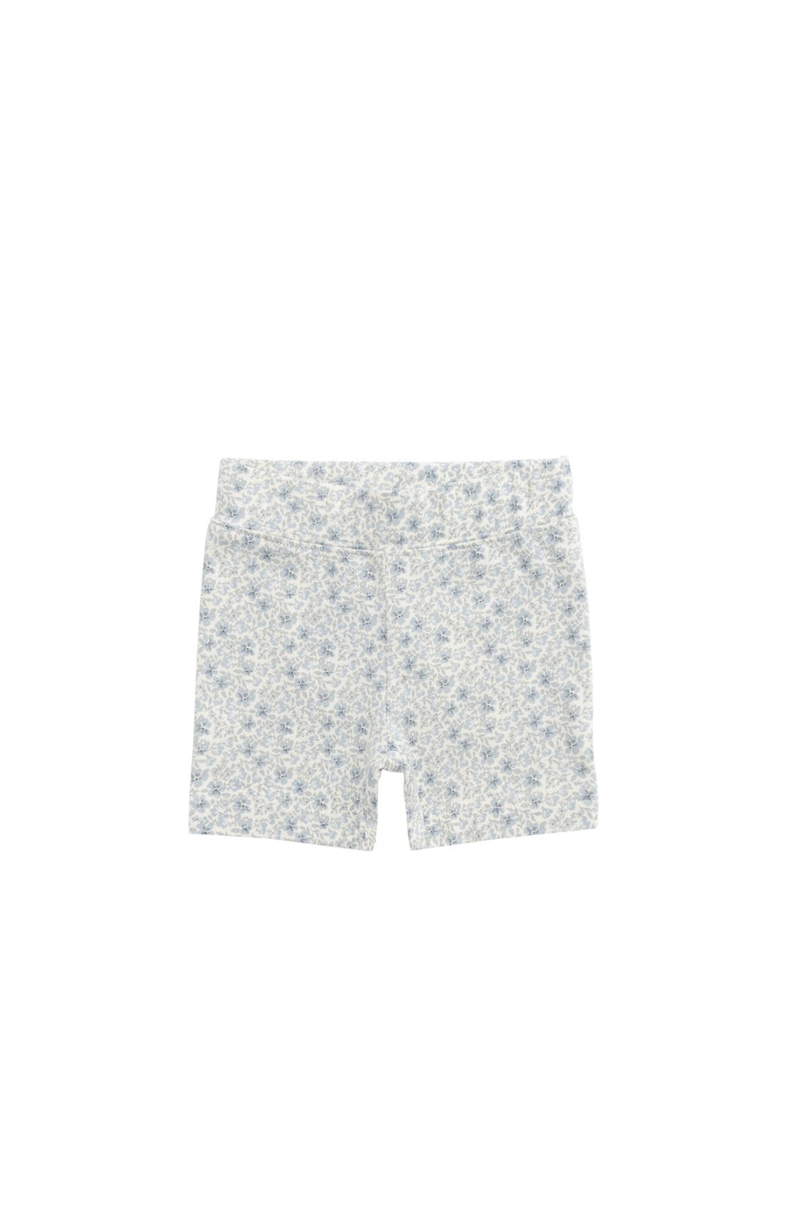 Organic Cotton Everyday Bike Short - Claudette Pearl Blue Childrens Short from Jamie Kay Australia