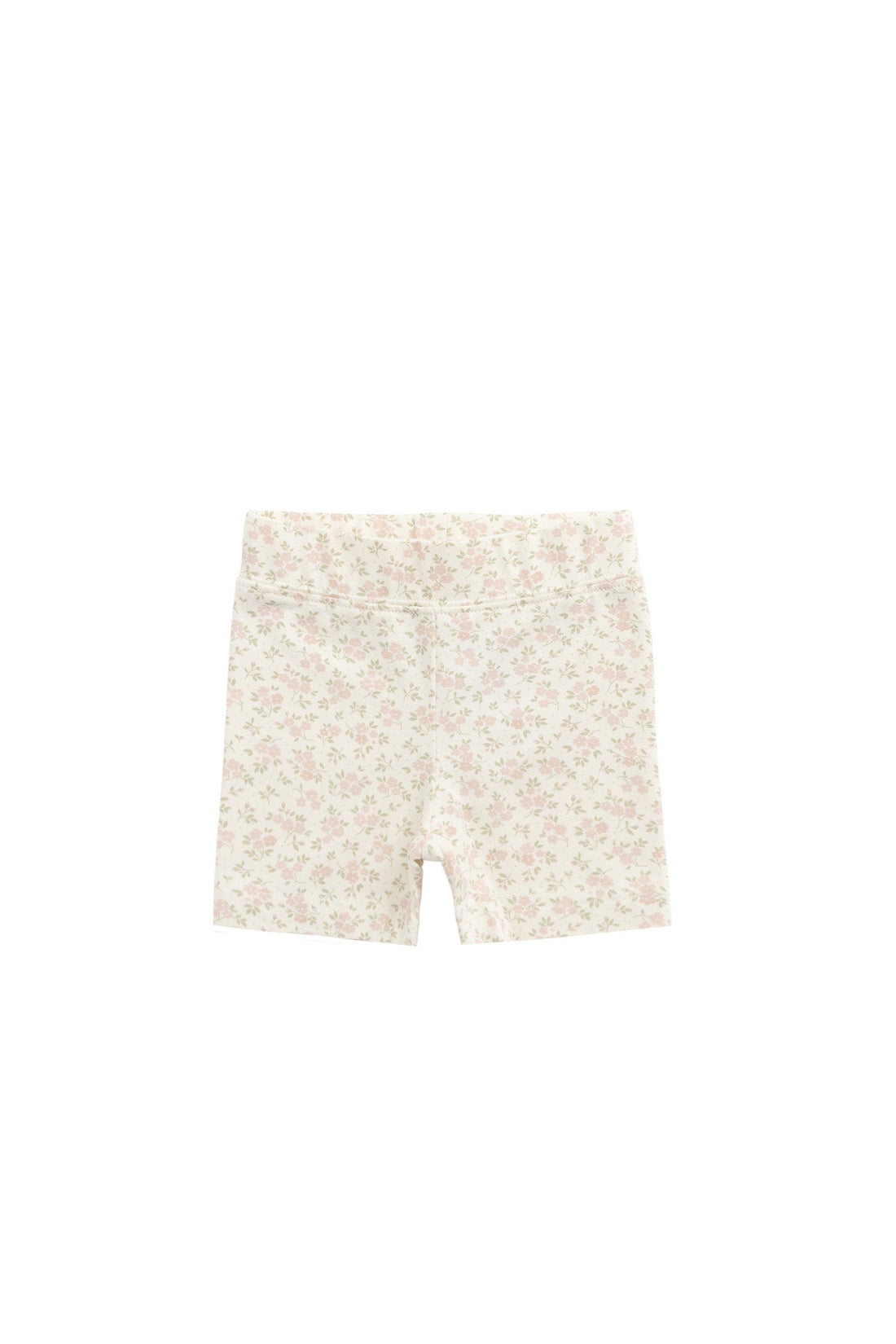 Organic Cotton Everyday Bike Short - Rosalie Field Mauve Childrens Short from Jamie Kay Australia