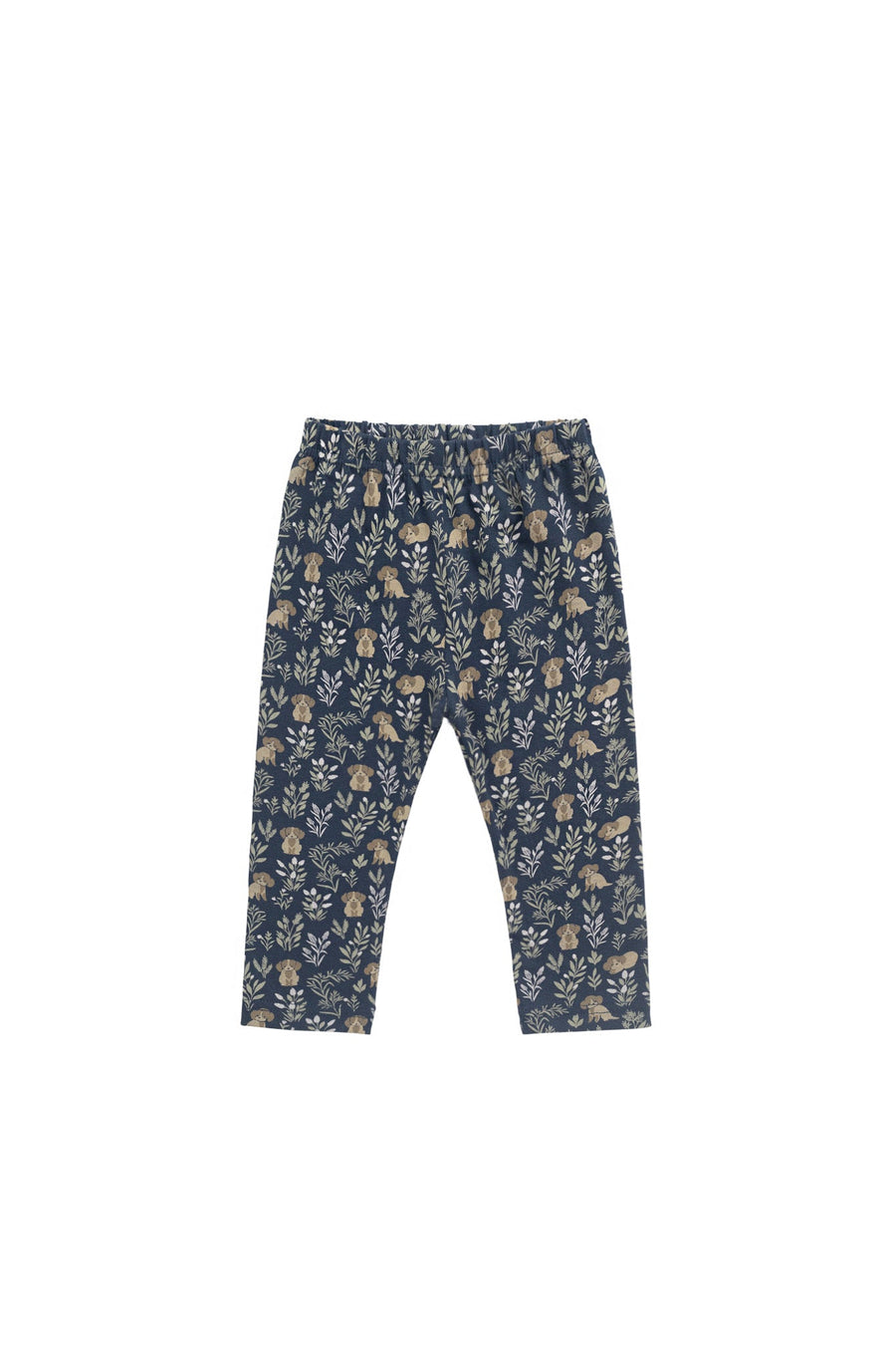 Organic Cotton Everyday Legging - Charlies Backyard Navy Childrens Legging from Jamie Kay Australia