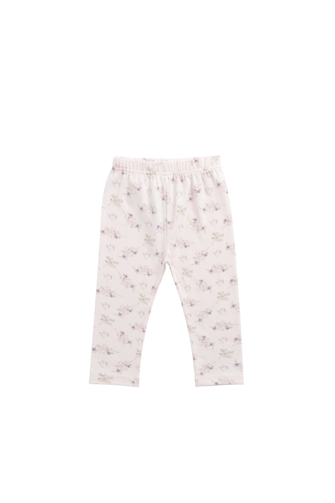 Organic Cotton Everyday Legging - Sweet Pea Floral Childrens Legging from Jamie Kay Australia