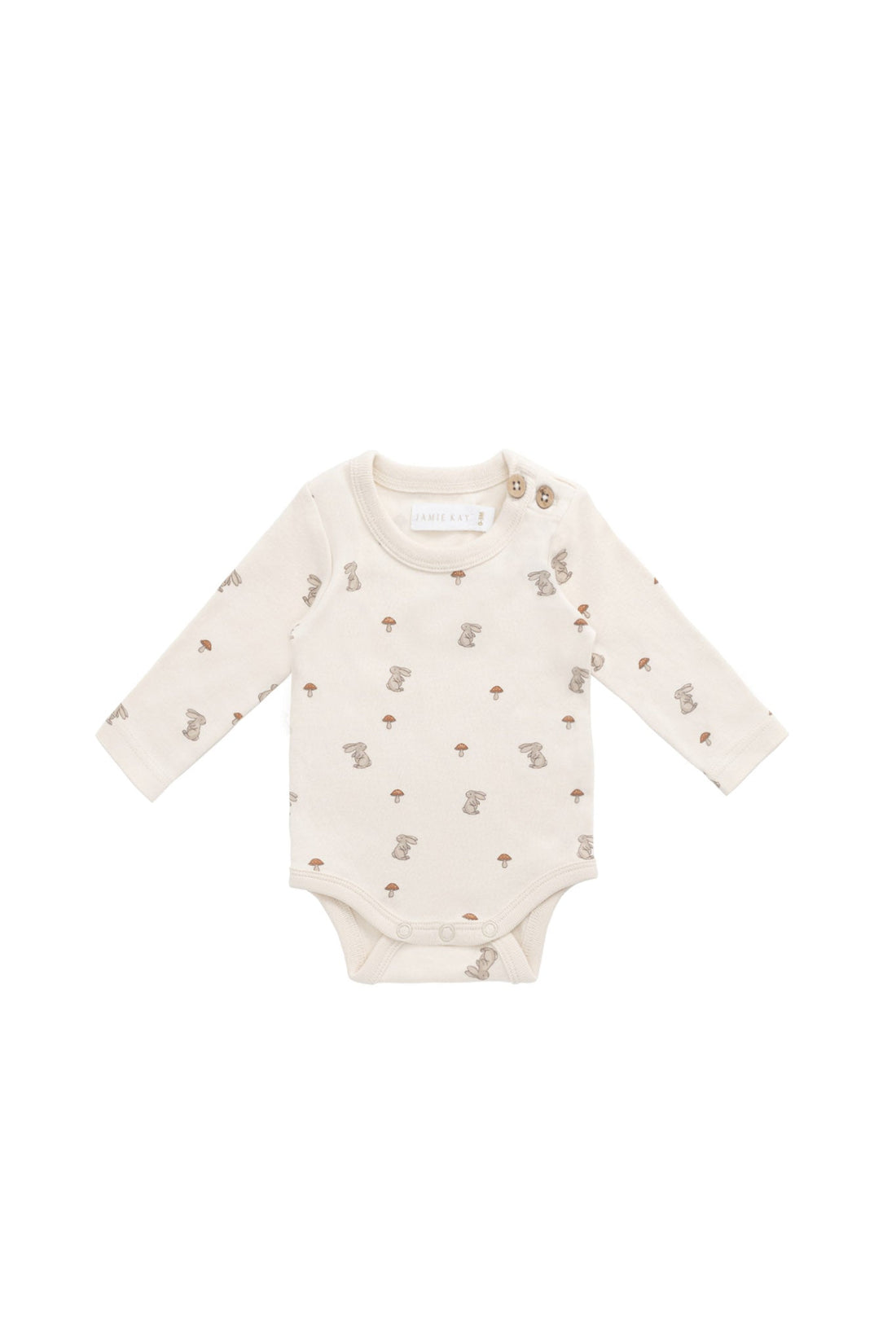 Organic Cotton Fernley Bodysuit - Le Champignon Childrens Bodysuit from Jamie Kay Australia