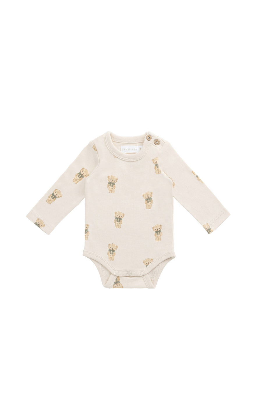 Organic Cotton Fernley Bodysuit - Little Ted Childrens Bodysuit from Jamie Kay Australia