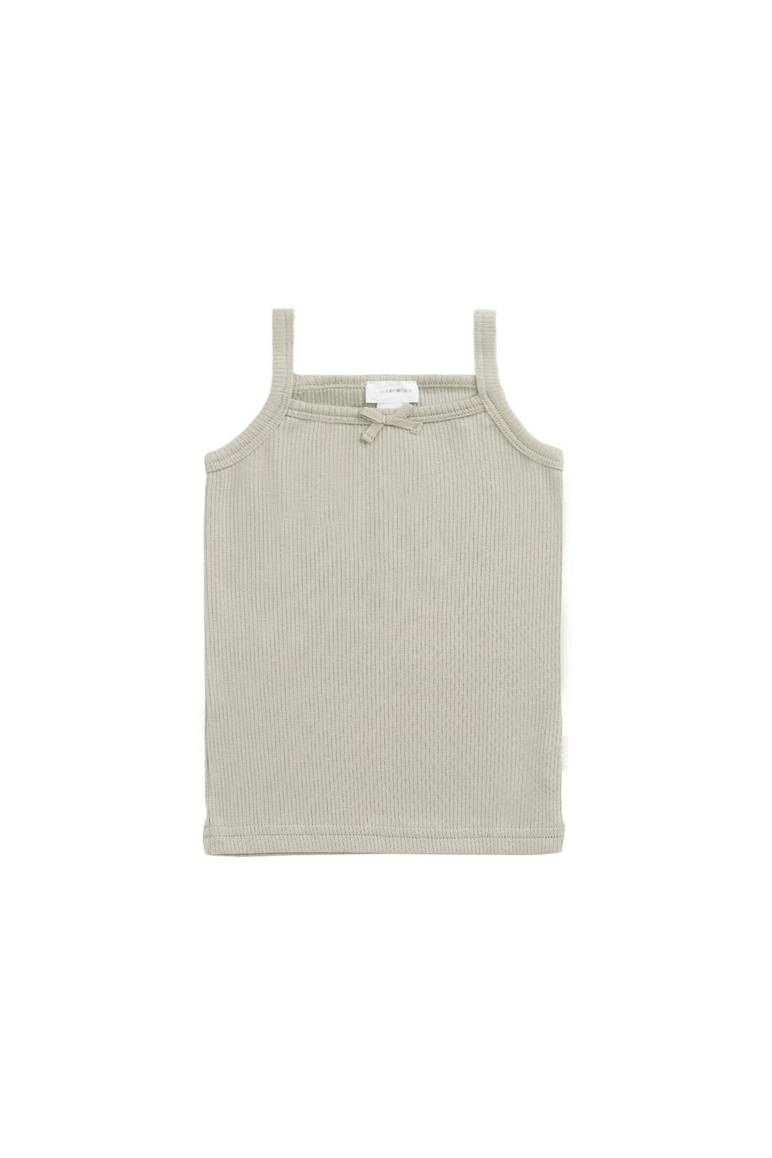 Organic Cotton Fine Rib Singlet - Mist Childrens Singlet from Jamie Kay Australia