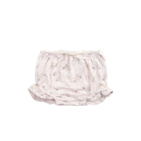 Organic Cotton Frill Bloomer - Sweet Pea Floral Childrens Bloomer from Jamie Kay Australia