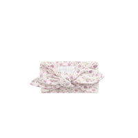 Organic Cotton Headband - Adaline Berries Ballet Pink Childrens Headband from Jamie Kay Australia