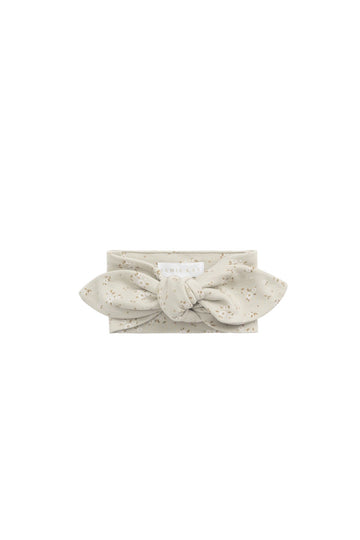 Organic Cotton Headband - Lulu Honeydew Childrens Headband from Jamie Kay Australia