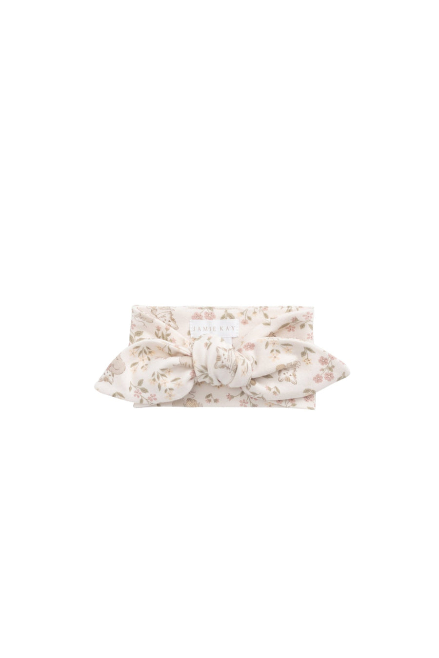 Organic Cotton Headband - Moons Woolen Ball Childrens Headband from Jamie Kay Australia