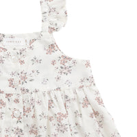 Organic Cotton Leah Top - Selena Blush Childrens Top from Jamie Kay Australia