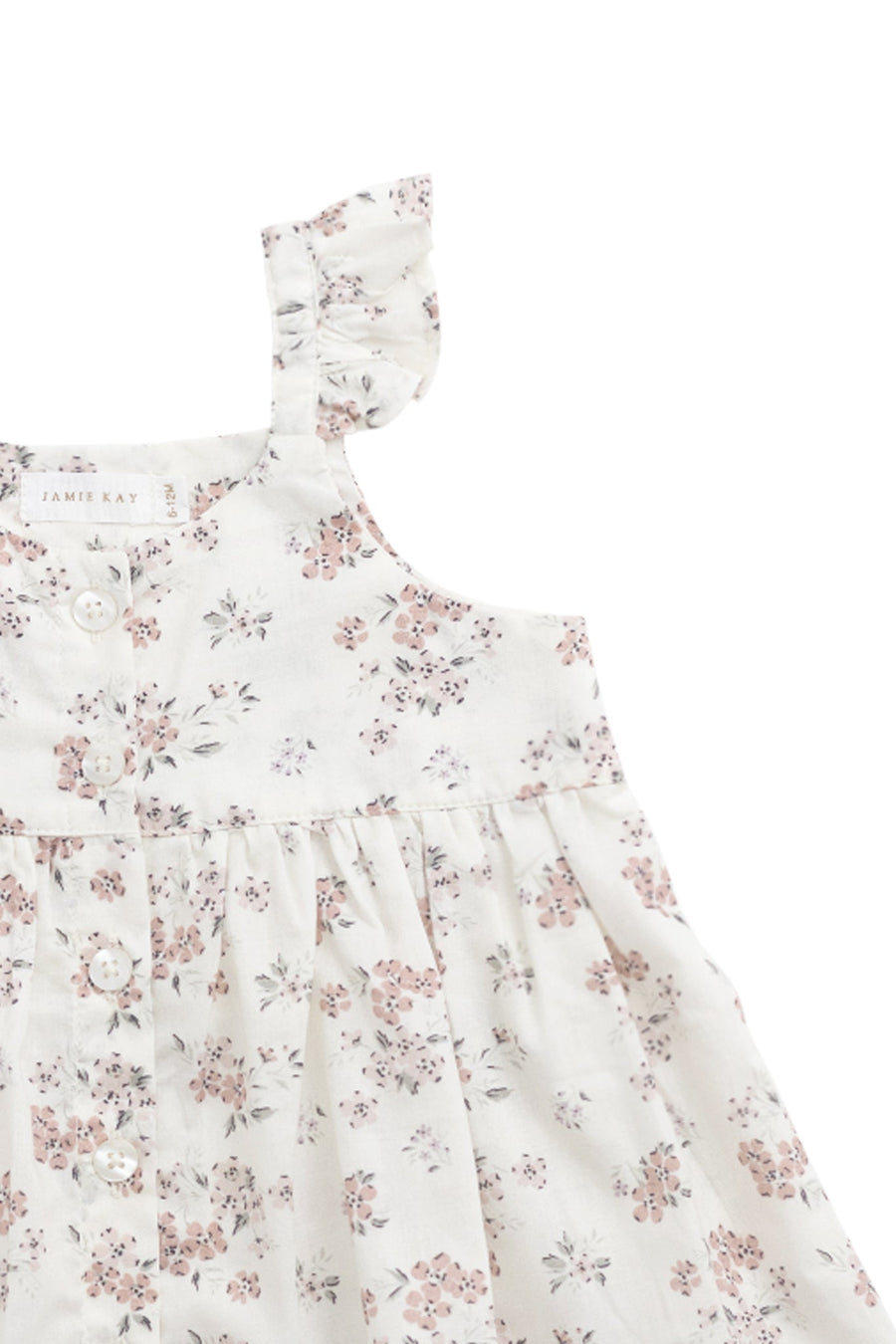 Organic Cotton Leah Top - Selena Blush Childrens Top from Jamie Kay Australia