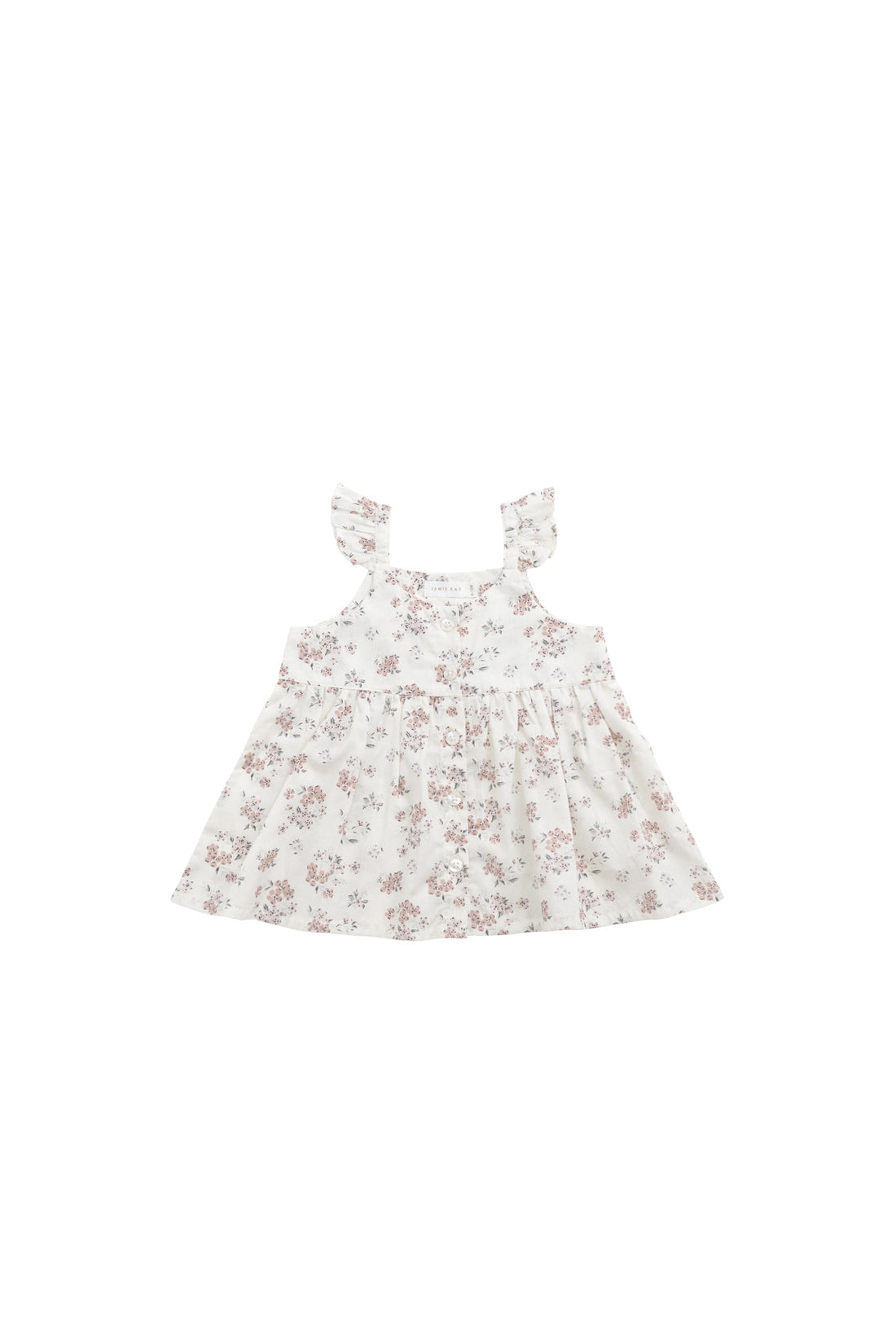 Organic Cotton Leah Top - Selena Blush Childrens Top from Jamie Kay Australia