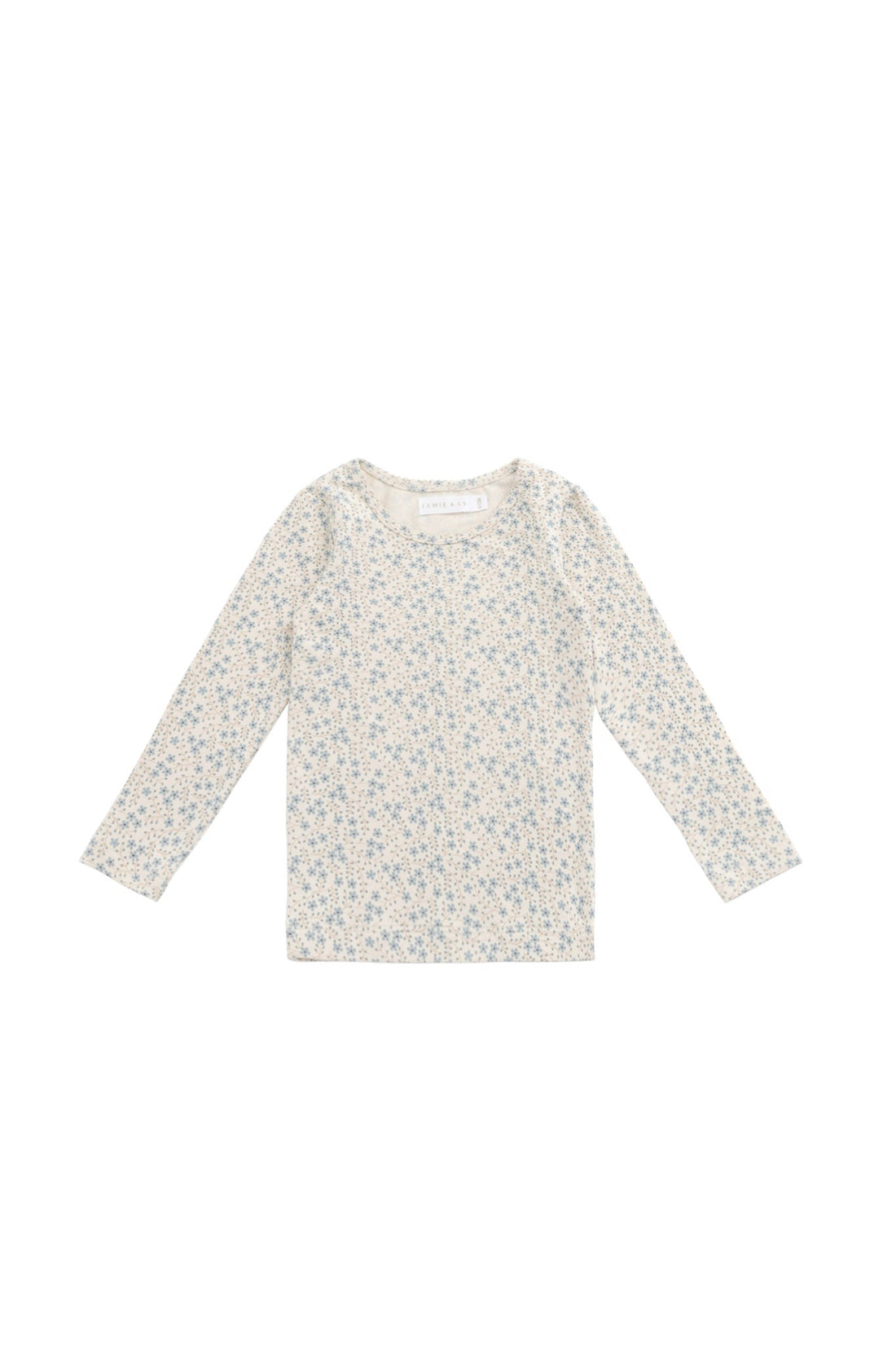 Organic Cotton Long Sleeve Top - Adnola Floral Childrens Top from Jamie Kay Australia