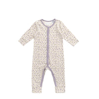 Organic Cotton Maple Onepiece - Blueberry Field Raindrops Childrens Onepiece from Jamie Kay Australia