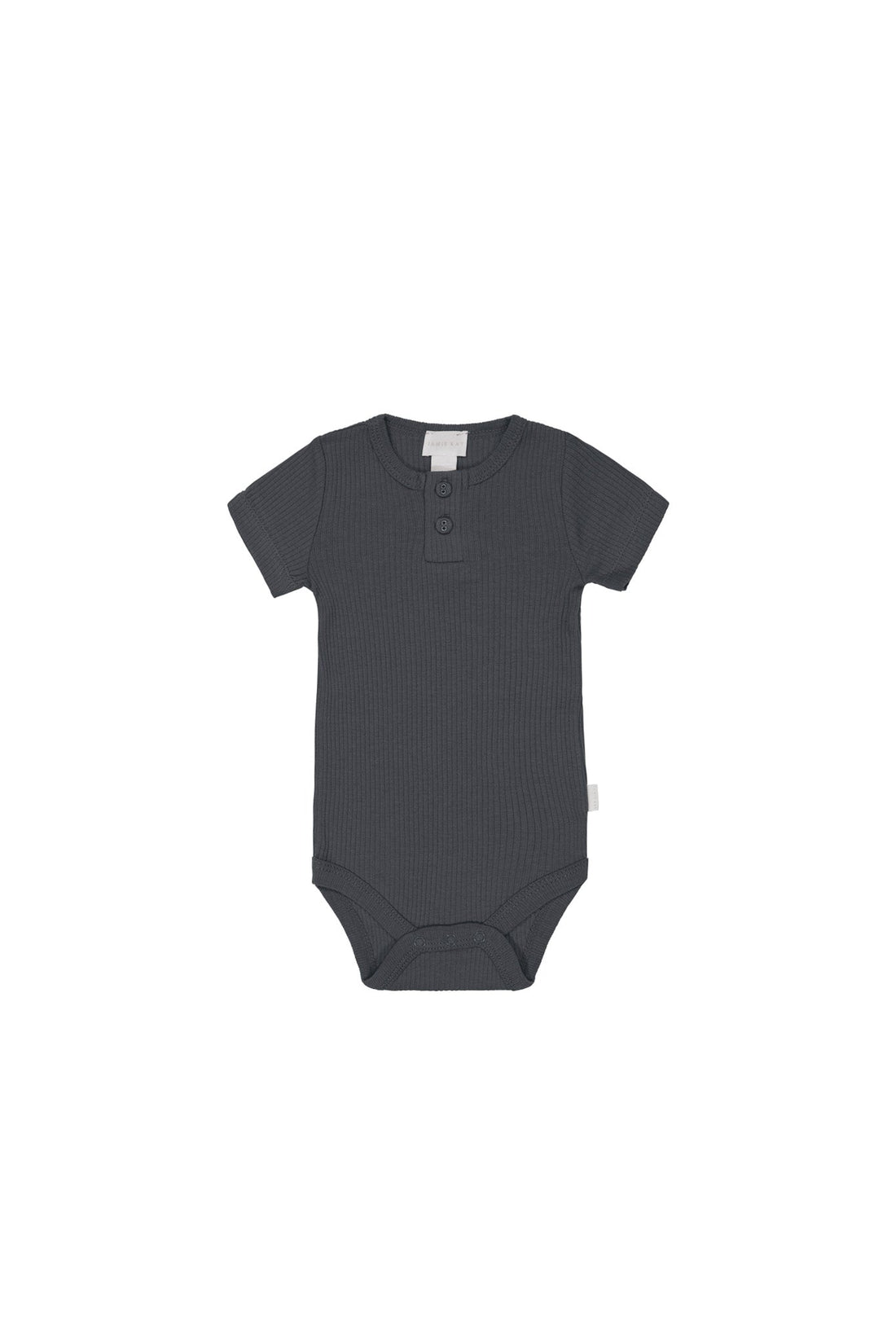 Organic Cotton Modal Darcy Rib Tee Bodysuit - Icelandic Marle Childrens Bodysuit from Jamie Kay Australia