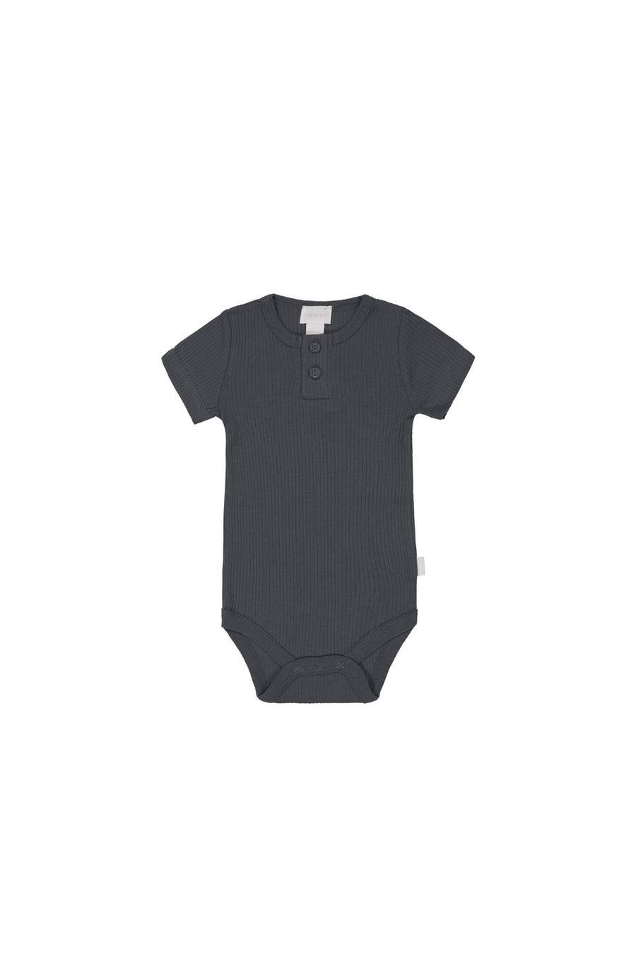 Organic Cotton Modal Darcy Rib Tee Bodysuit - Icelandic Marle Childrens Bodysuit from Jamie Kay Australia