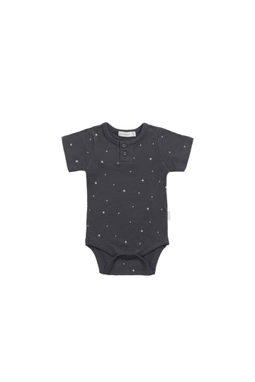 Organic Cotton Modal Darcy Tee Bodysuit - Milky Way Icelandic Childrens Bodysuit from Jamie Kay Australia