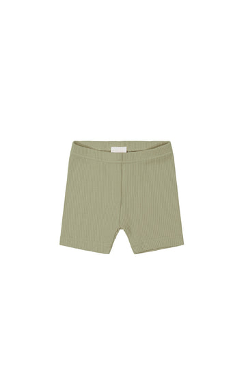 Organic Cotton Modal Elisa Bike Short - Tea Tree Childrens Short from Jamie Kay Australia