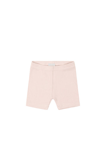 Organic Cotton Modal Elisa Bike Short - Morgan Pink Childrens Short from Jamie Kay Australia