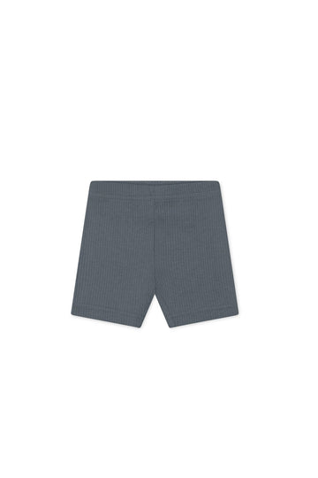 Organic Cotton Modal Elisa Bike Short - Smoke Childrens Short from Jamie Kay Australia