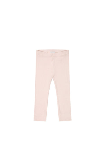 Organic Cotton Modal Everyday Legging - Morgan Pink Childrens Legging from Jamie Kay Australia