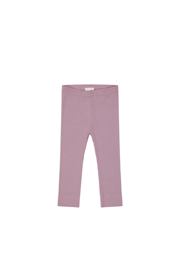 Organic Cotton Modal Everyday Legging - Sweet Mauve