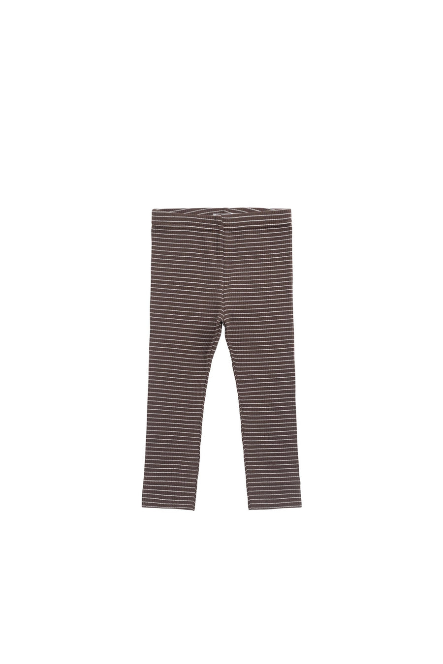 Organic Cotton Modal Legging - Little Stripe Earth/Cloud Childrens Legging from Jamie Kay Australia