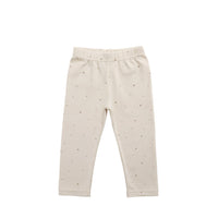 Organic Cotton Modal Legging - Milky Way Buff Childrens Legging from Jamie Kay Australia