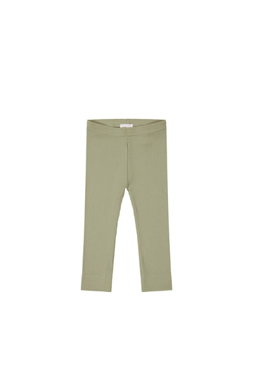 Organic Cotton Modal Legging - Tea Tree Childrens Legging from Jamie Kay Australia